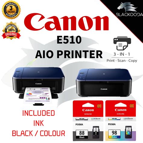 gunakan tinta premium printer canon e510