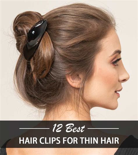 hair clips for thin short hair