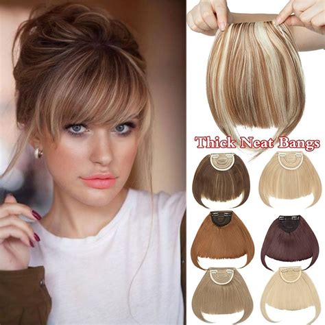 hair extensions for short bangs