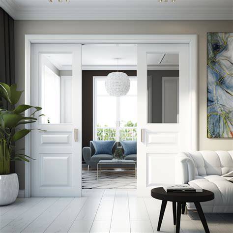 half pocket door