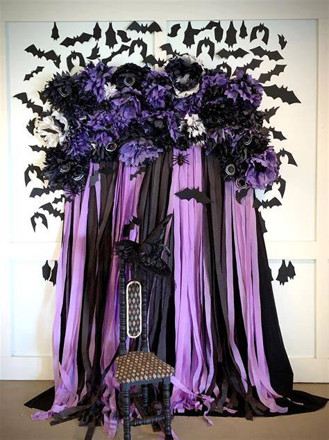 halloween backdrop diy