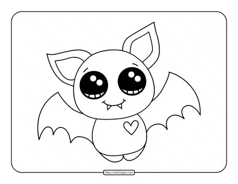 halloween bat coloring pages