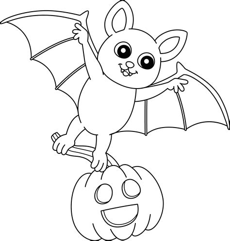 halloween coloring pages bat