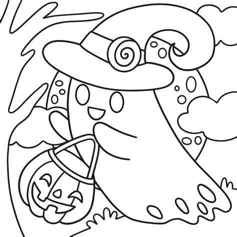 halloween coloring pages ghost