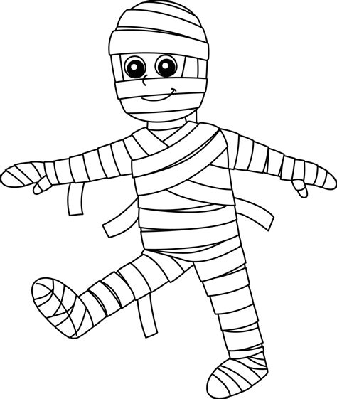 halloween coloring pages mummy