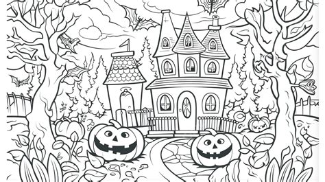 halloween coloring pages png