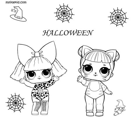 halloween lol coloring pages