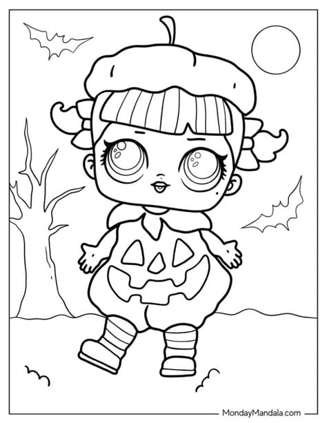 halloween lol coloring pages