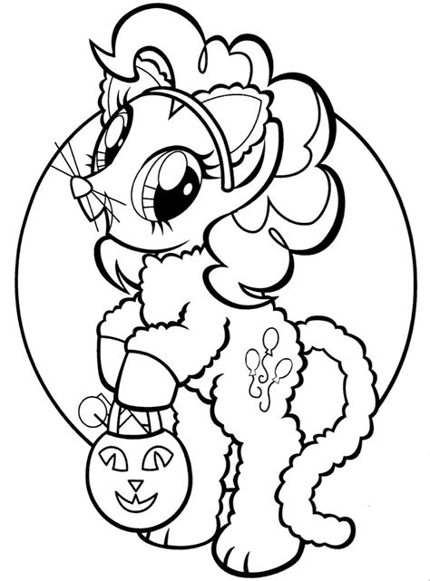 halloween my little pony coloring pages