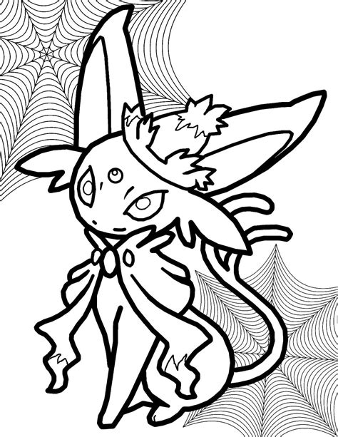 halloween pokemon coloring pages