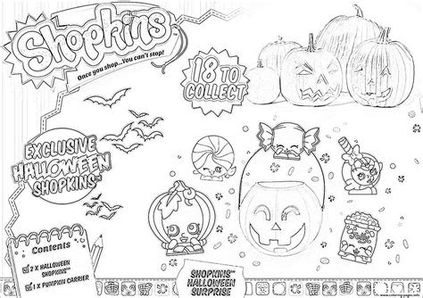 halloween shopkins coloring pages