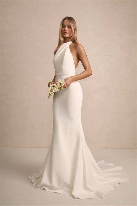 halter neck wedding dresses