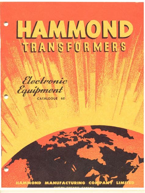 Hammond Transformers Catalog