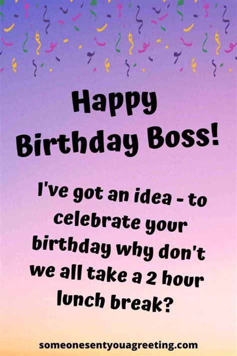 happy birthday quotes for boss funny