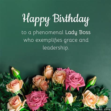 happy birthday quotes for boss lady