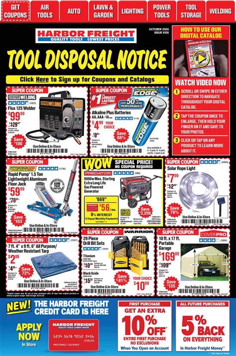 Harbor Freight Tools Catalog Request