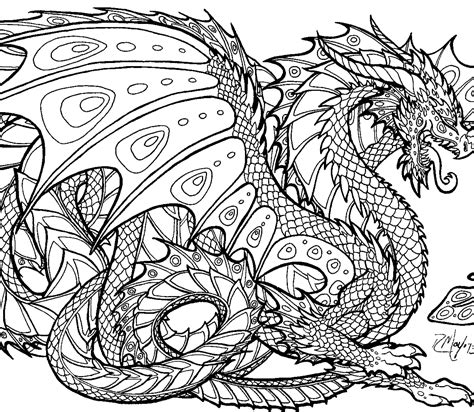 hard animal coloring pages