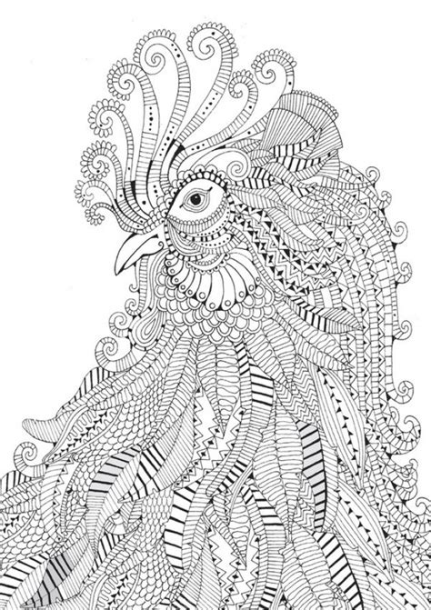 hard coloring pages animals