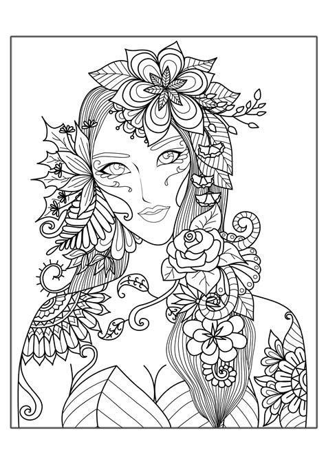 hard colouring pages for adults