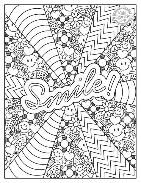 hard colouring pictures