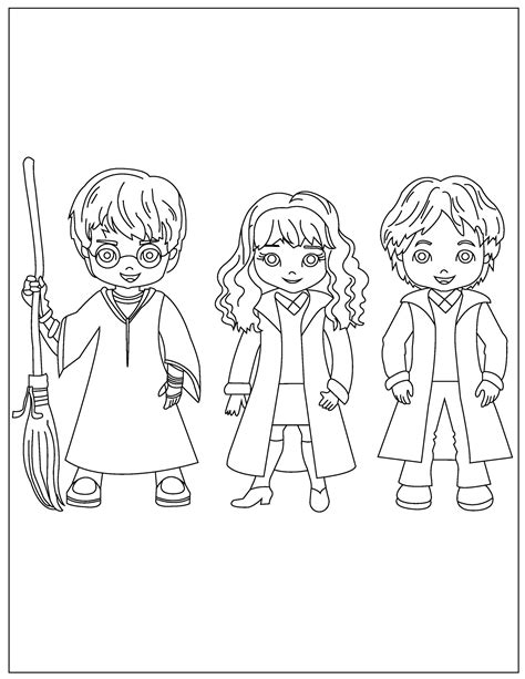 harry potter coloring pages free printable