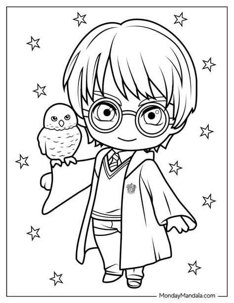 harry potter colouring in pdf