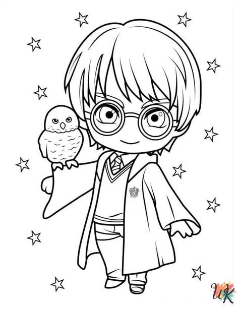 harry potter colouring sheet