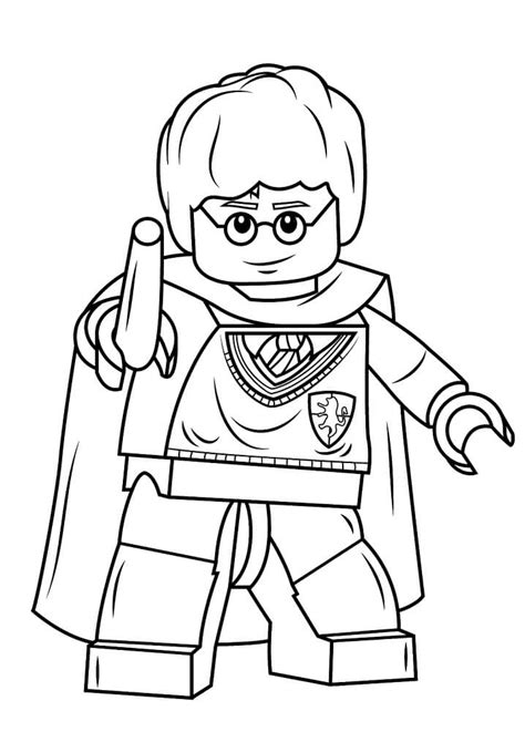 harry potter lego coloring pages