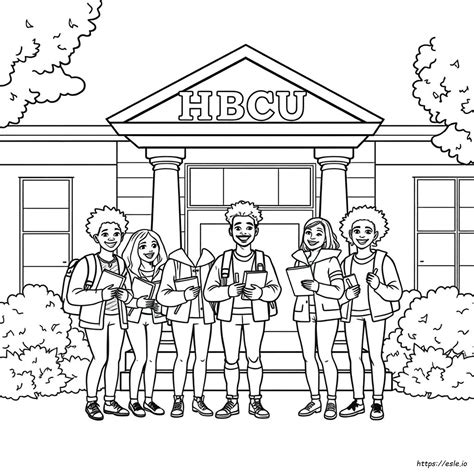 hbcu coloring pages