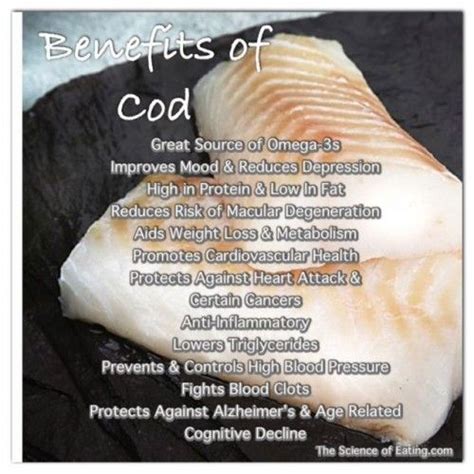 Health benefits of cod