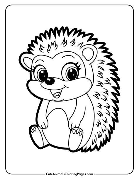hedgehog coloring page