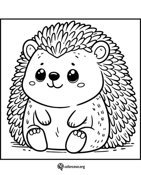 hedgehog colouring sheets
