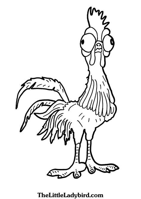 heihei coloring pages