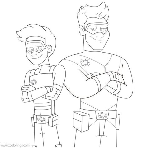 henry danger coloring pages
