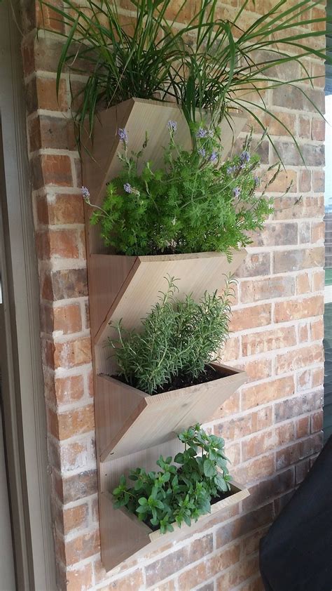 herb garden wall planter