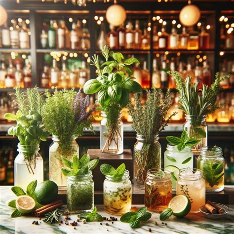 herbs for cocktail drinks