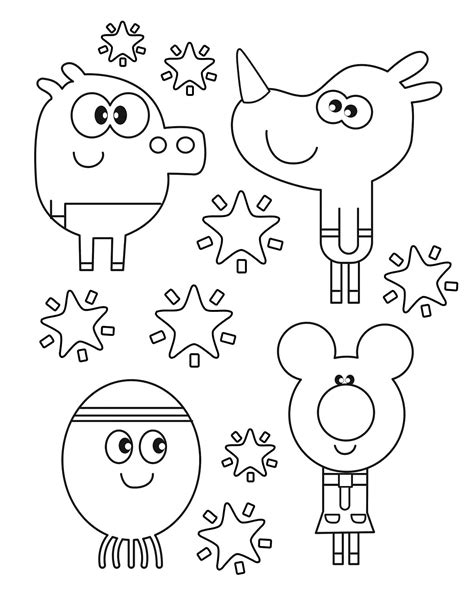 hey duggee coloring pages