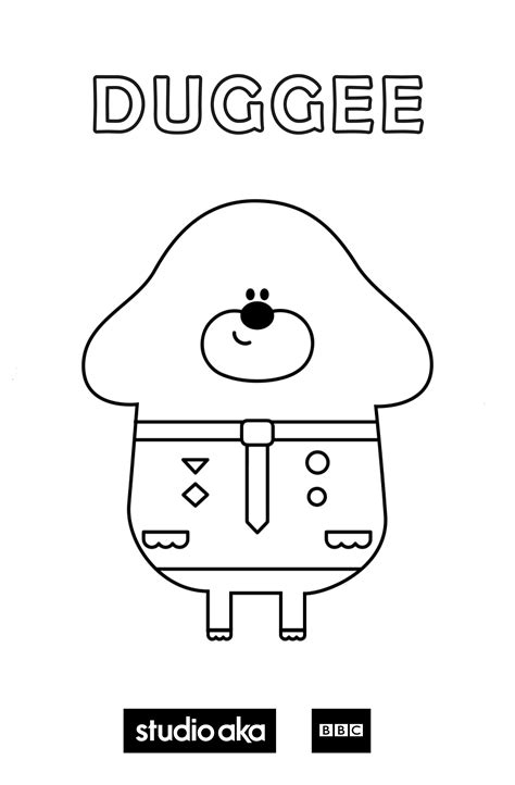 hey duggee coloring pages