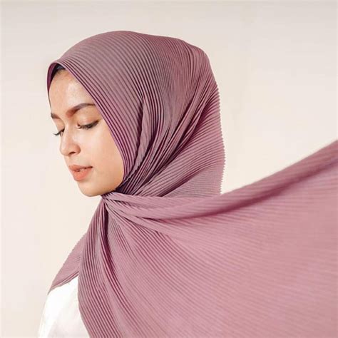 hijab pashmina plisket paris