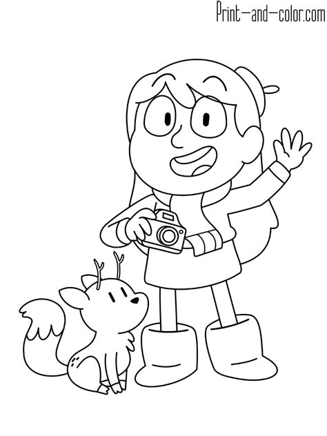 hilda coloring pages