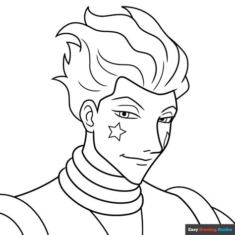 hisoka coloring pages