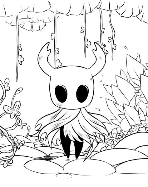 hollow knight coloring pages