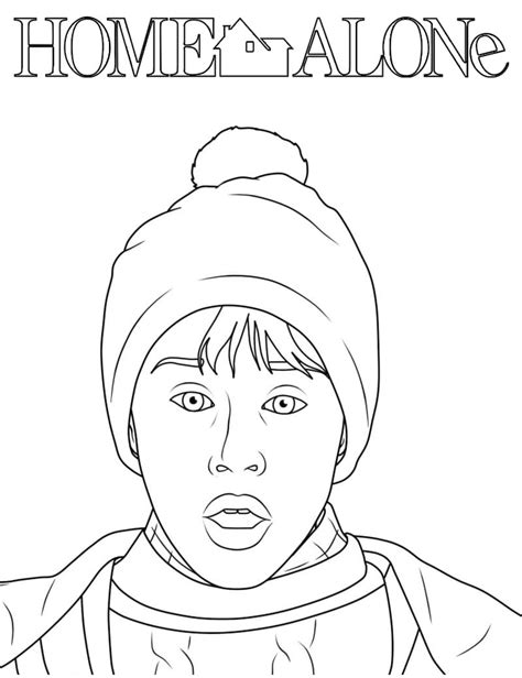 home alone coloring pages