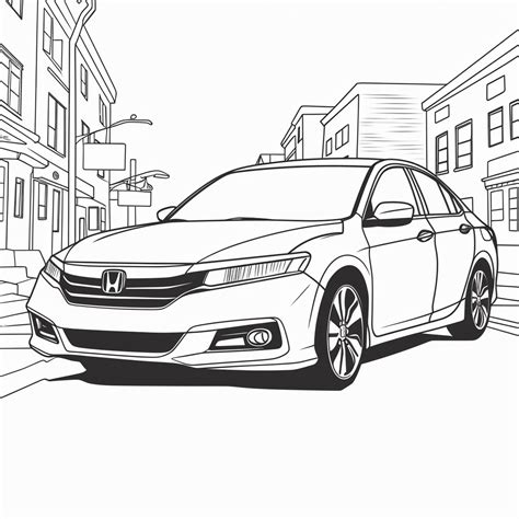 honda coloring pages