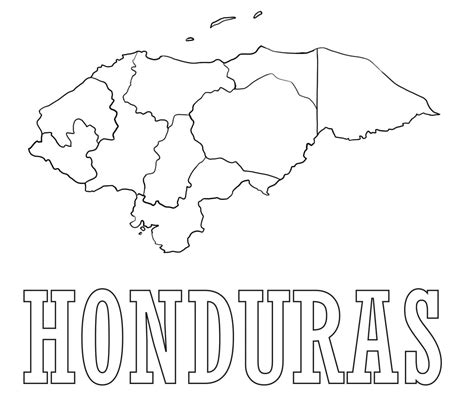 honduras coloring pages