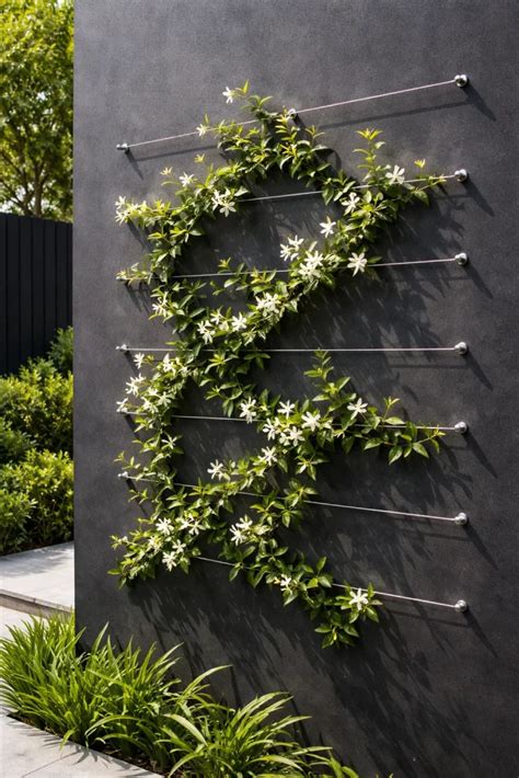 horizontal climbing plants