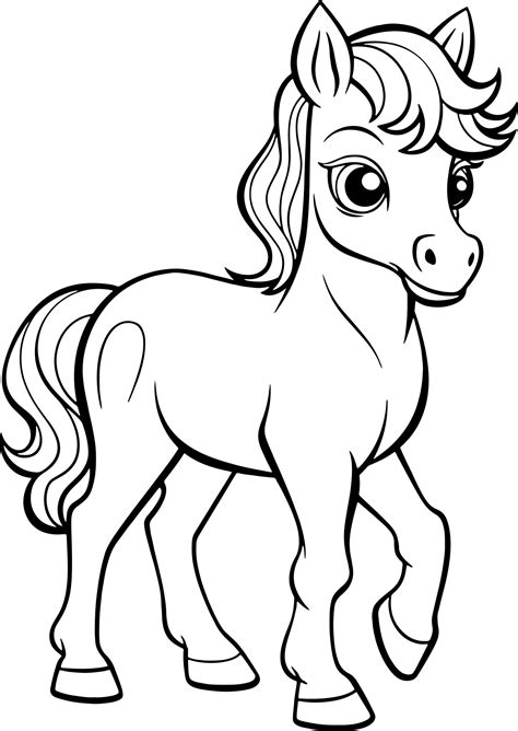 horse coloring books