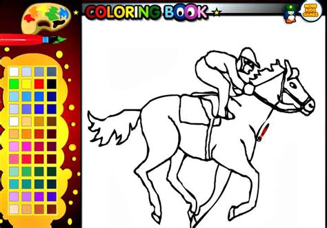 horse coloring games