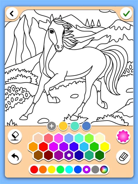 horse coloring games