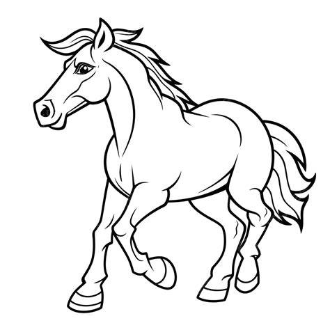 horse drawing pages